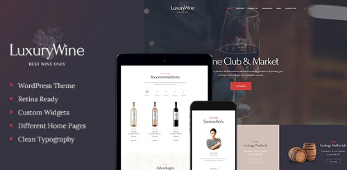 Luxury Wine | Liquor Store & Vineyard WP Theme 1.1.5