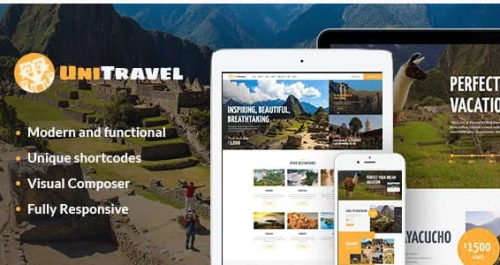 UniTravel | Travel Agency & Tourism Bureau WP 1.2.4