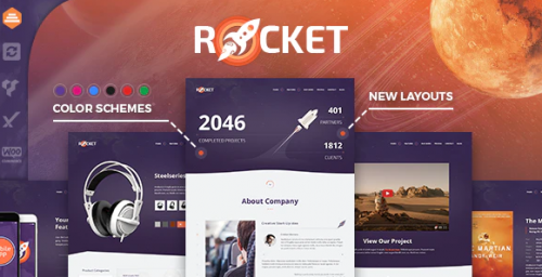 Rocket – Creative Multipurpose WordPress Theme 2.8.2