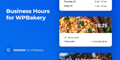 Business Hours for WPBakery 1.1.0