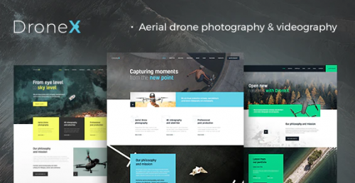 DroneX | Aerial Photography & Videography WordPress Theme 1.1.3
