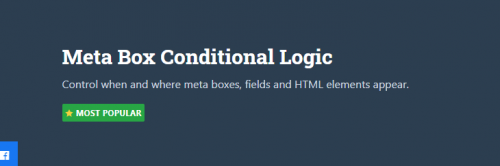 Meta Box Conditional Logic 1.6.17