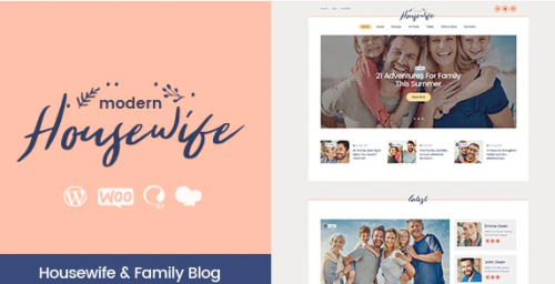 Modern Housewife | Women & Family WordPress Blog Theme 1.0.5