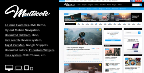 Multicote – News Magazine / WooCommerce WP Theme 3.0