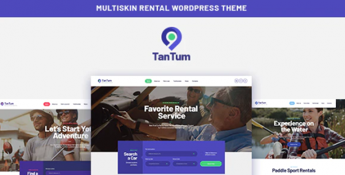 TanTum | Car, Scooter, Boat & Bike Rental Services WordPress Theme 1.1.3