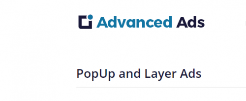 Advanced Ads: PopUp And Layer Ads 1.6.6