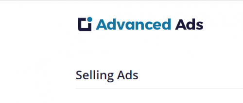 Advanced Ads: Selling Ads 1.3.1