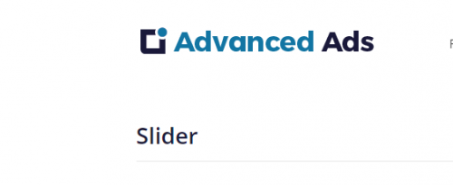 Advanced Ads: Slider 1.4.6