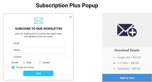 Popup Builder Subscription Plus 2.1