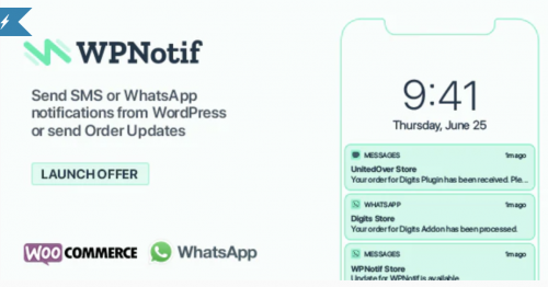 WPNotif: WordPress SMS & WhatsApp Message Notifications 2.8.3