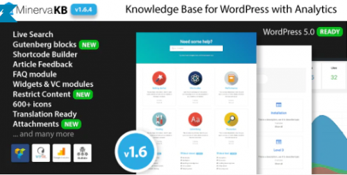 MinervaKB Knowledge Base for WordPress with Analytics 2.0.3