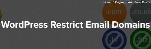 WordPress Restrict Email Domains 1.1.6