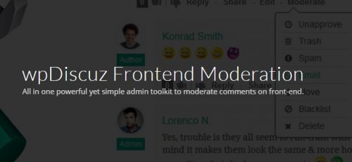 WpDiscuz – Frontend Moderation 7.0.9