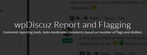WpDiscuz – Report And Flagging 7.0.11