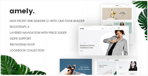 Amely – Clean & Modern Magento 2 Theme