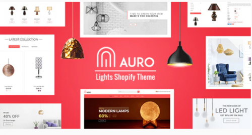 Auro | Interior, Lights Store Shopify Theme