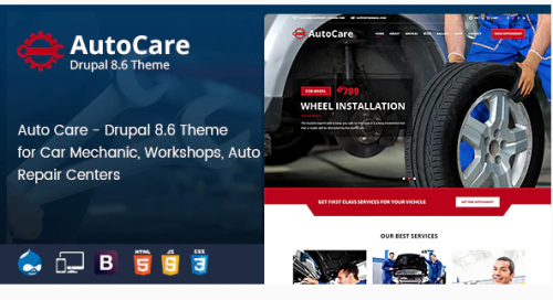Auto Care – Car Mechanic Drupal Theme
