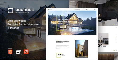 Bauhaus – Architecture & Interior Drupal 8 Theme