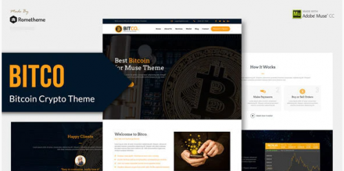 Bitco – Bitcoin and Cryptocurrency Muse Template