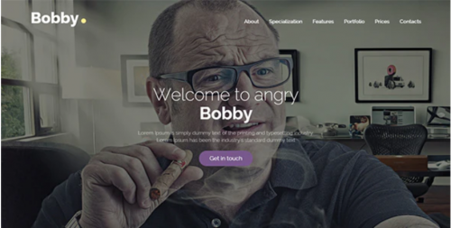 Bobby – Creative Service Unbounce Landing Page