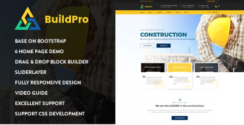 BuildPro – Construction Drupal Theme