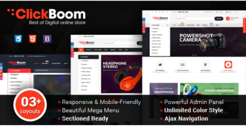 ClickBoom – Responsive Multipurpose Shopify Theme (Sections Ready)