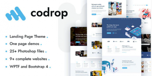 Codrop – App Landing Page Theme 1.0