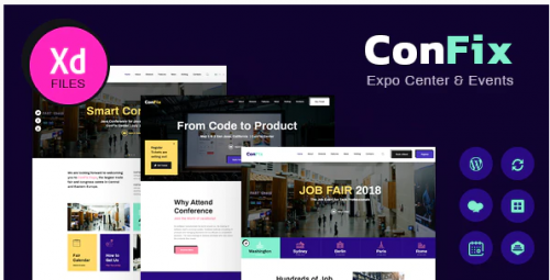ConFix – Expo & Events WordPress Theme 1.0.4