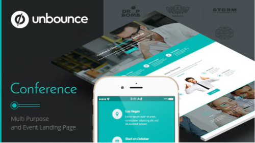 Conference – Unbounce Landing Page