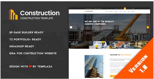 Construction – Building & Architect Joomla Template