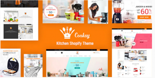 Cooksy – Kitchen Store, Appliances Shopify Theme