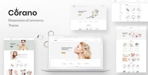 Corano – Jewellery OpenCart Theme (Page Builder Layouts)