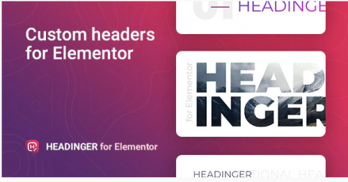 Customizable headings for Elementor – Headinger 1.1.0