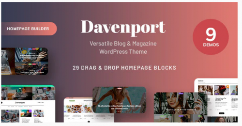 Davenport – Versatile Blog and Magazine WordPress Theme 1.2