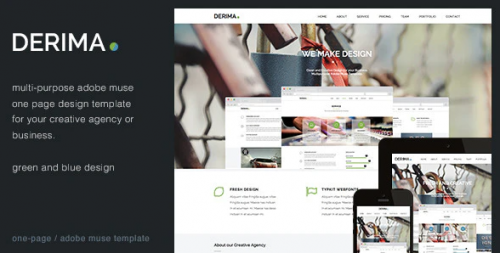 Derima – Creative One Page Multi-Purpose Template