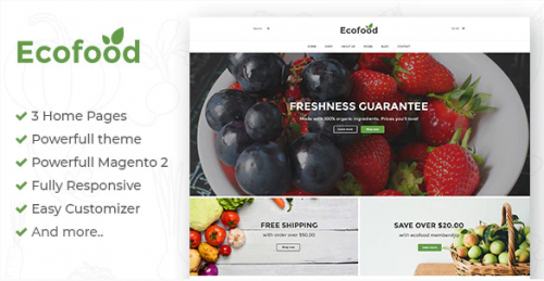 Ecofood – Responsive Organic Store Magento 2 Theme