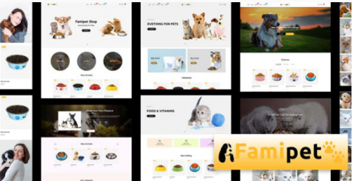 Famipet – Pet Food Shop Responsive Shopify Theme