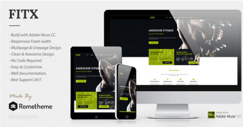 FitX – Fitness & Gym Muse Template