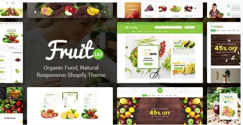 Fruit Shop – Organic Food, Natural Responsive Shopify Theme