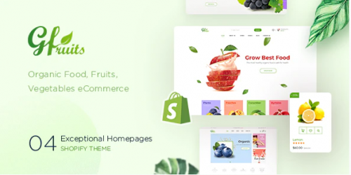 GFruits – Food eCommerce Shopify Theme
