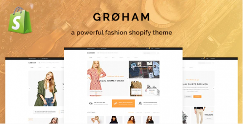 Groham – Fashion eCommerce Shopify Theme