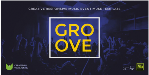 Groove – Music Event / Party / Festival Responsive Muse Template
