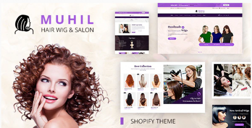 Muhil | Hair Salon, Extension & Hairdresser Shopify Theme