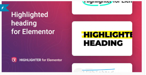 Highlighter – Highlighted heading for Elementor 1.0.3