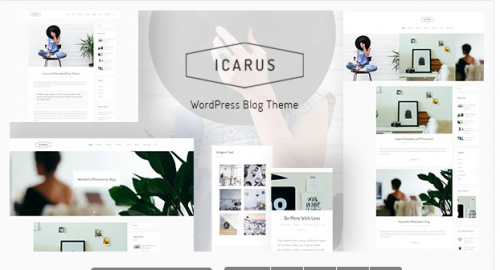 Icarus – Personal Blog WordPress Theme