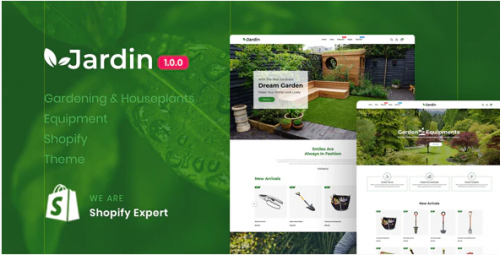 Jardin – Gardening & Houseplants Equipment Responsive Shopify Theme