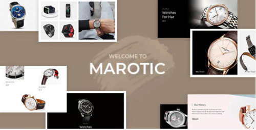 Marotic – Minimal & Clean Watch Store Shopify Theme