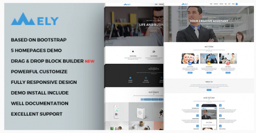 Mely – Responsive Business Drupal Theme