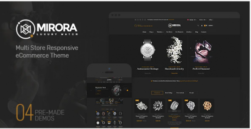 Mirora – Watch & Luxury Store Opencart Theme