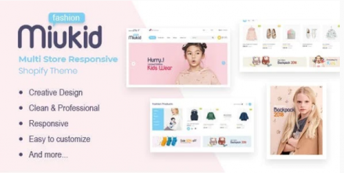 MiuKid – Multi Store Responsive Shopify Theme